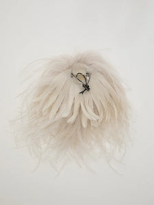 Broche PLUMA champagne