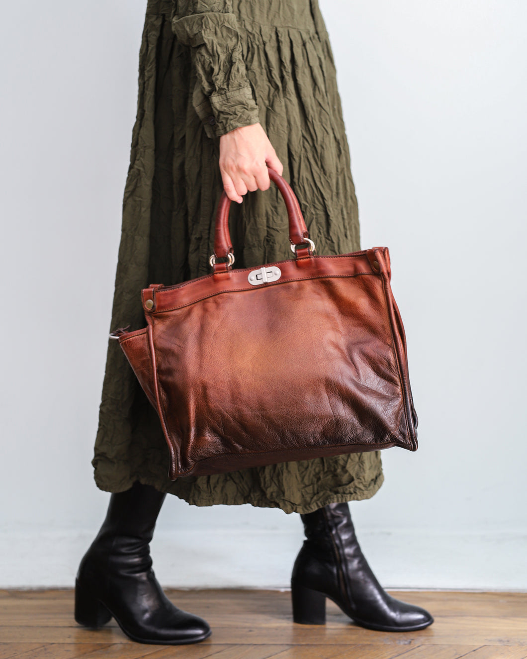 Bolso GLAMOUR rusty brown degradé